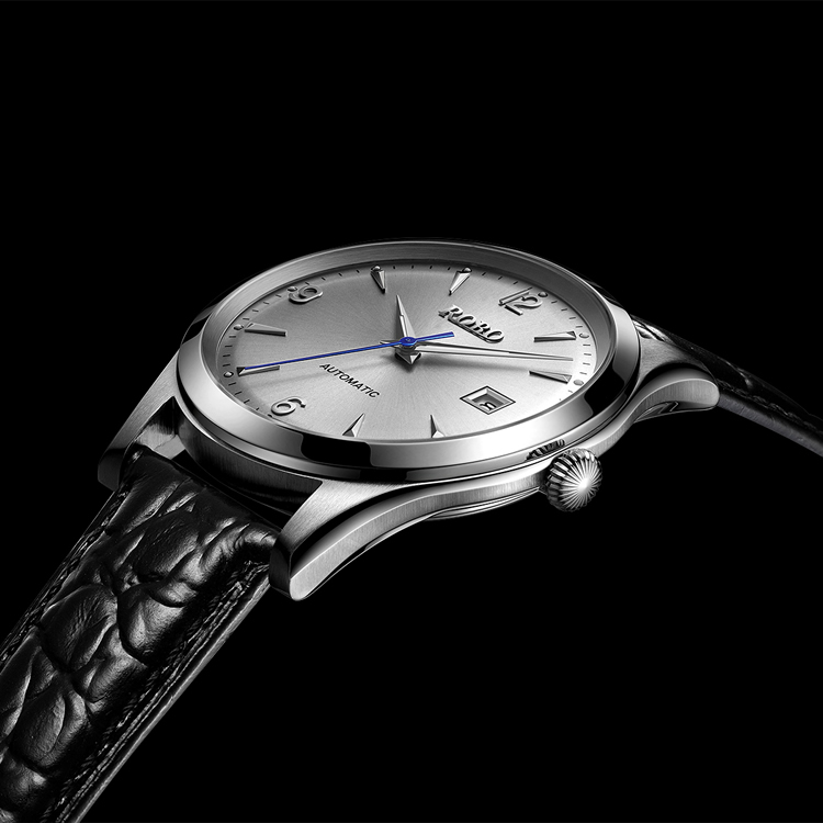 ROBO陆豹手表优雅系列超薄机械男士商务手表超薄经典大气时尚简约日历防水夜光